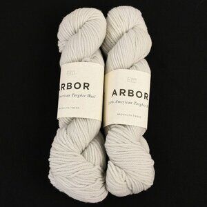 Brooklyn Tweed Arbor Yarn 2 Skeins DK Weight American Targhee Wool Color Thaw